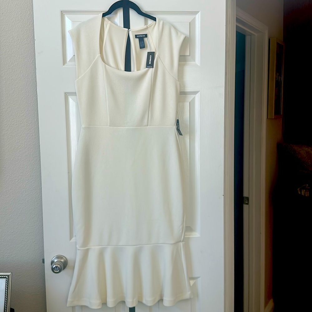Cream colored dress